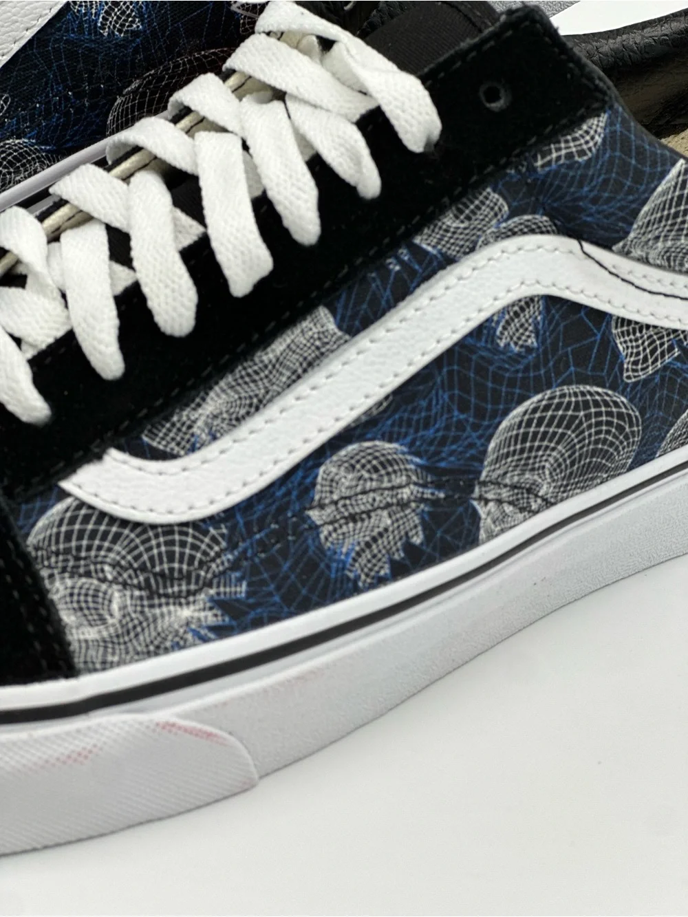 Vans Black & Navy Old Skool with White Stripe